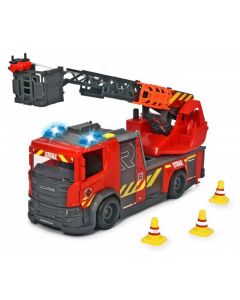 SOS Straż pożarna Scania z drabiną 203716017026 Dickie Toys