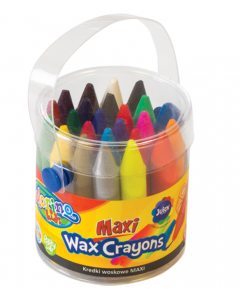 Kredki woskowe MAXI 24 kolory Colorino
