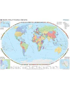 Mapa polityczna świata 200x150cm