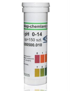 Paski wskaźnikowe pH 0-14 tuba 150szt.
