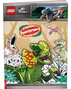 Lego. Jurassic World. Kolorowanka z naklejkami