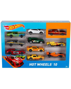 Hot Wheels samochodziki 10-pak 54886 Mattel