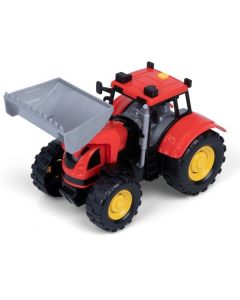 Agro pojazdy - Traktor czerwony z akcesoriami 71001 Dumel