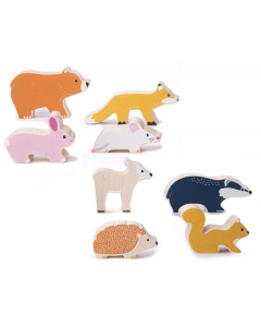 Drewniane figurki Zwierzęta leśne 32011 Bigjigs Toys