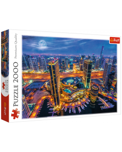 Puzzle 2000 elementów Światła Dubaju 27094 Trefl
