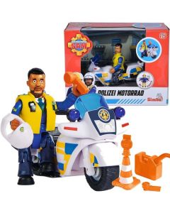 Strażak Sam Motor policyjny z figurką Malcolma 109251092038 Simba