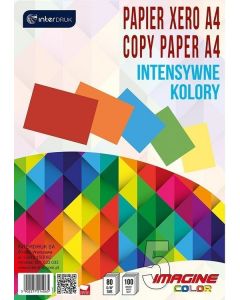 Papier ksero Intensywne Kolory A4 100 arkuszy Interdruk