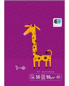Notes A6 50 kartek kratka Żyrafa B&B Kids Interdruk