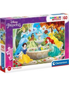 Puzzle 60 elementów SuperKolor Princess 26064 Clementoni