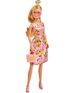 Lalka Steffi w różowej sukience wakacje Steffi Love