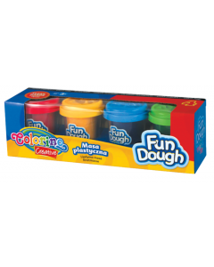 Masa plastyczna Fun Dough 4 kolory Colorino