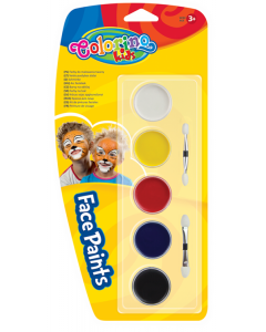 Farby do malowania twarzy 5 kolorów Colorino