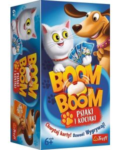 Gra karciana Boom Boom Psiaki i Kociaki 01909 Trefl