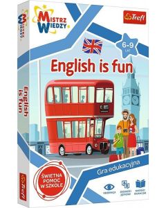 Gra edukacyjna English is Fun Mistrz Wiedzy 01954 Trefl