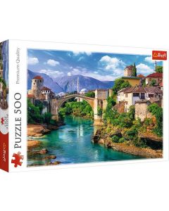 Puzzle 500 elementów Stary Most w Mostarze 37333 Trefl