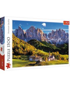 Puzzle 1500 elementów Dolina Val di Funes 26163 Trefl