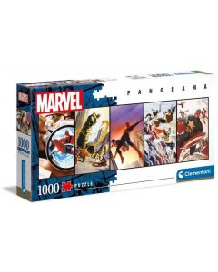 Puzzle 1000 elementów Panorama Marvel 39611 Clementoni