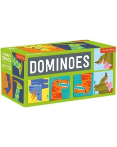 Gra Domino Dinozaury 28 elementów MP63076 Mudpuppy