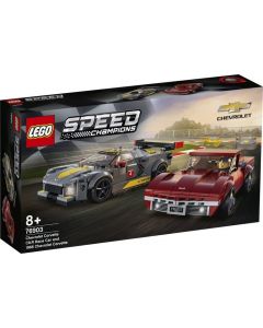 Samochód wyścigowy Chevrolet Corvette C8.R i 1968 Chevrolet Corvette 76903 Lego Speed Champions
