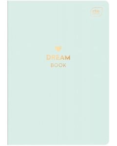 Zeszyt A5 60 kartek kratka Dream Book turkus Interdruk