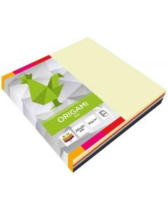 Papier do origami 20x20cm 10 kolorów 100 arkuszy Interdruk