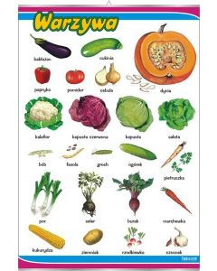 Warzywa - plansza dydaktyczna