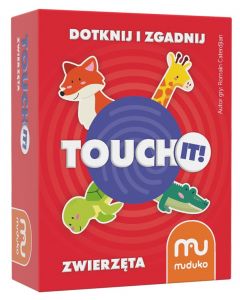 Gra karciana Touch it! Dotknij i zgadnij. Zwierzęta Muduko