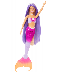 Lalka Barbie Malibu Syrenka zmieniająca kolor HRP97 Mattel