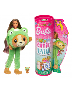 Lalka Barbie Cutie Reveal Piesek-Żaba HRK24 Mattel