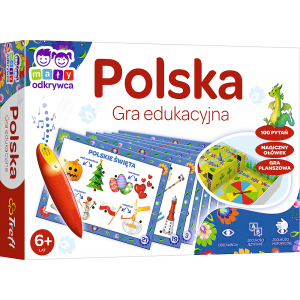 Gra edukacyjna Polska Magiczny Ołówek 02114 Trefl