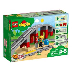 Klocki Tory kolejowe i wiadukt 10872 Lego Duplo