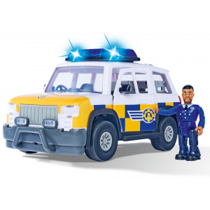 Strażak Sam Jeep policyjny z figurką światło dźwięk 19 cm 109252578038 Simba