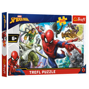 Puzzle 200 elementów Urodzony bohater Spiderman 13235 Trefl