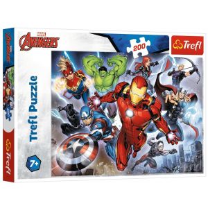 Puzzle 200 elementów Waleczni Avengersi 13260 Trefl