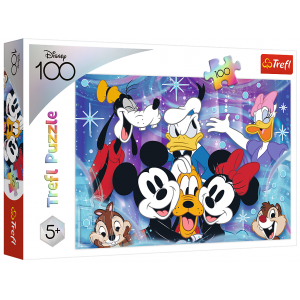 Puzzle 100 elementów W świecie Disney jest wesoło 16462 Trefl