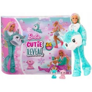 Barbie Cutie Reveal Kalendarz Adwentowy HJX76 Mattel