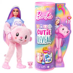 Barbie Cutie Reveal Lalka Słodkie stylizacje Miś HKR04 Mattel