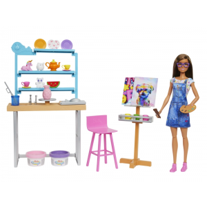 Lalka Barbie Pracownia artystyczna HCM85 Mattel