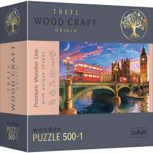 Drewniane puzzle 500+1 elementów Pałac Westministerski, Big Ben, Londyn 20155 Trefl