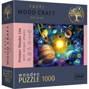 Puzzle drewniane 1000 elementów Podróż po Układzie Słonecznym 20177 Trefl