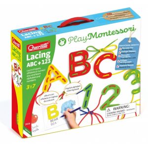 Play Montessori Przeplatanka ABC+123 040-2808 Quercetti