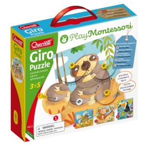 Play Montessori Puzzle zwierzątka 040-0611 Quercetti