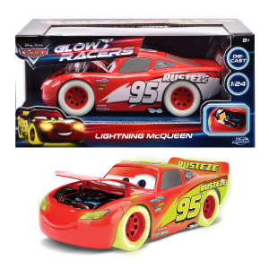 Auto metalowe Lightning McQueen Glow 1:24 Auta 253084003 Jada