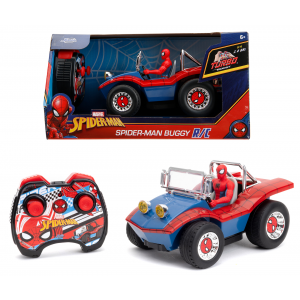 Pojazd zdalnie sterowany RC Spider-Man Buggy z figurką 1:24 253223025 Jada