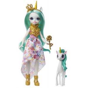 Lalka Queen Unity i jednorożec Stepper GYJ13 Royal Enchantimals Mattel