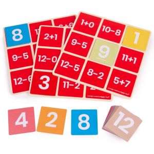 Matematyczne bingo dodawanie i odejmowanie 34021 Bigjigs