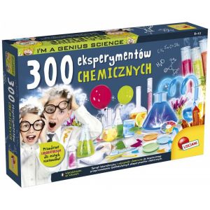 Laboratorium 300 eksperymentów chemicznych I'm a Genius Science 304-PL62362 Lisciani