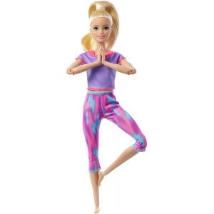 Lalka Barbie Made to Move Blondynka GXF04 Mattel