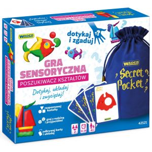 Gra sensoryczna Poszukiwacz Kształtów Secret Pocket 42521 Wader