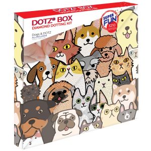 Zestaw kreatywny Haft diamentowy Dogs&Dotz Box 018-DBX028 Diamond Dotz